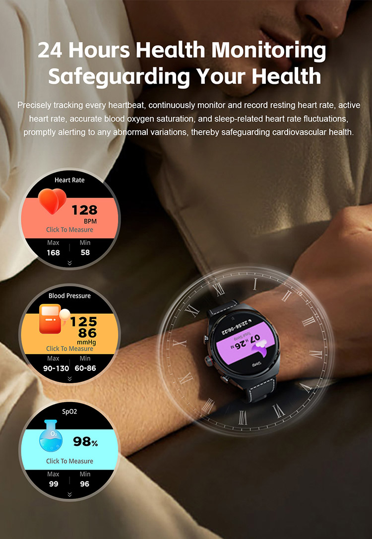 GT95 Health Monitoring Smartwatch